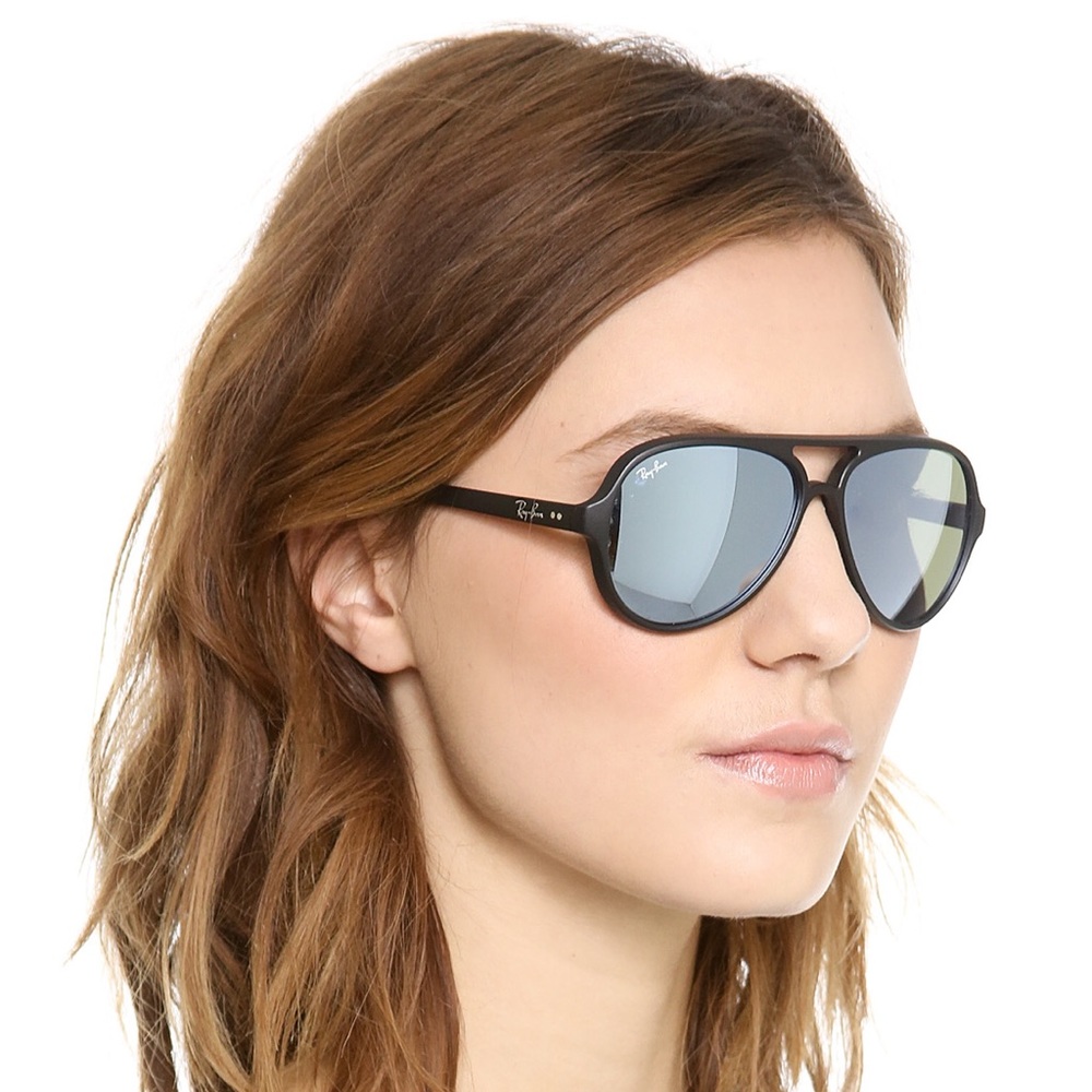 Ray Ban Cats 5000 metallic black and silver